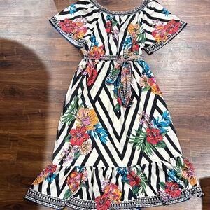 Flying Tomato Multicolor Floral Maxi Dress